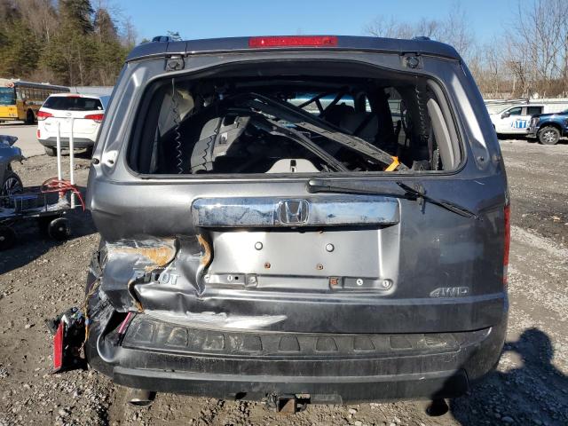 5FNYF4H53BB063865 - 2011 HONDA PILOT EXL SILVER photo 6