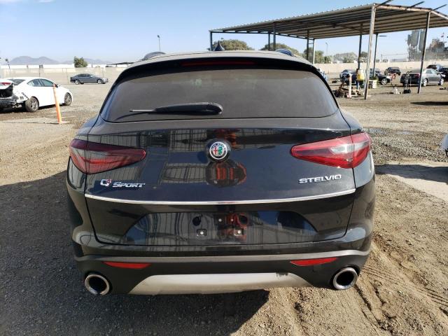 ZASFAKPNXJ7B66434 - 2018 ALFA ROMEO STELVIO SPORT შავი ფოტო 6