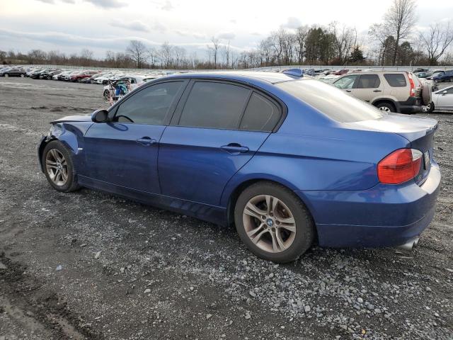 WBAVC73588KX91517 - 2008 BMW 328 XI SULEV BLUE photo 2