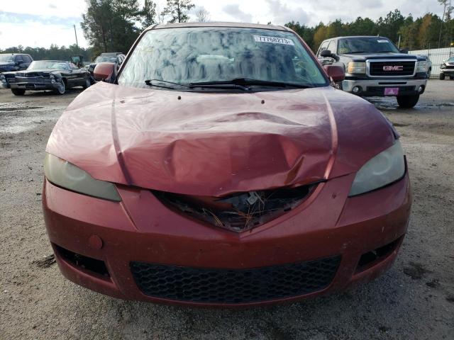 JM1BK32F181176115 - 2008 MAZDA 3 I RED photo 5