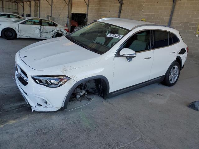 W1N4N4GB6MJ164072 - 2021 MERCEDES-BENZ GLA 250 WHITE photo 1