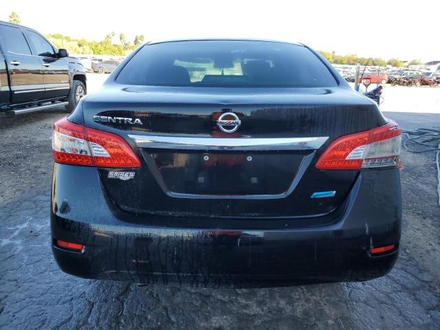 3N1AB7AP9EL681890 - 2014 NISSAN SENTRA S BLACK photo 6