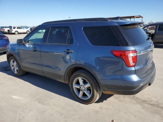 1FM5K7B85JGC70292 - 2018 FORD EXPLORER BLUE photo 2