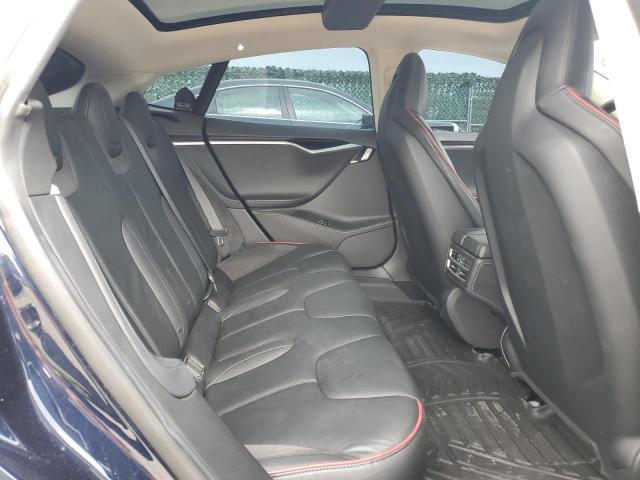 5YJSA1H16EFP28519 - 2014 TESLA MODEL S ლურჯი ფოტო 10