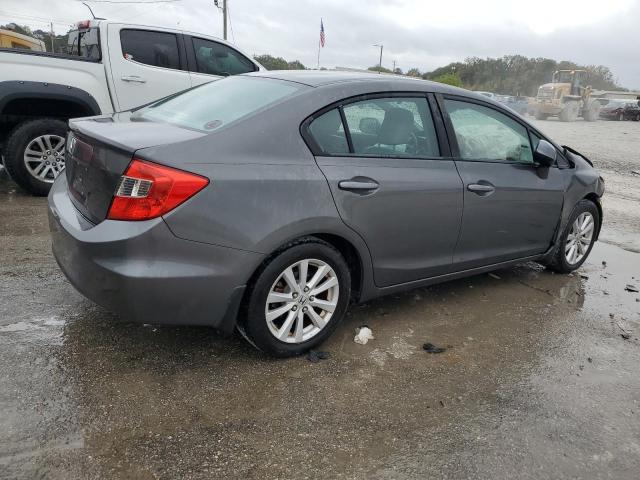 2HGFB2F98CH595395 - 2012 HONDA CIVIC EXL ნაცრისფერი ფოტო 3