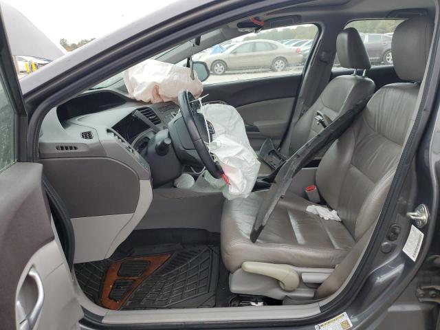 2HGFB2F98CH595395 - 2012 HONDA CIVIC EXL ნაცრისფერი ფოტო 7