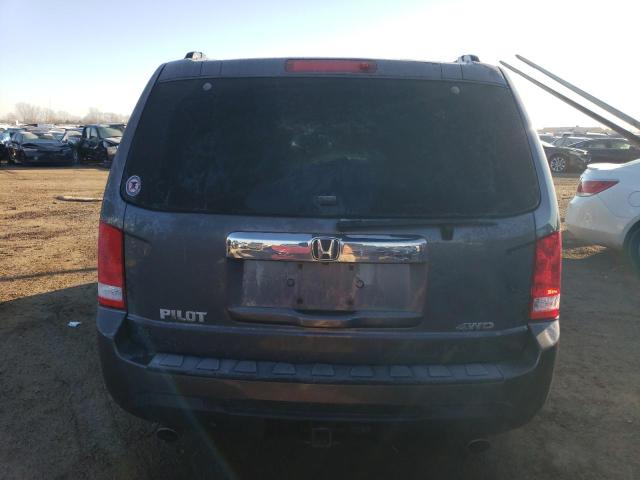 5FNYF4H51FB042373 - 2015 HONDA PILOT EXL GRAY photo 6