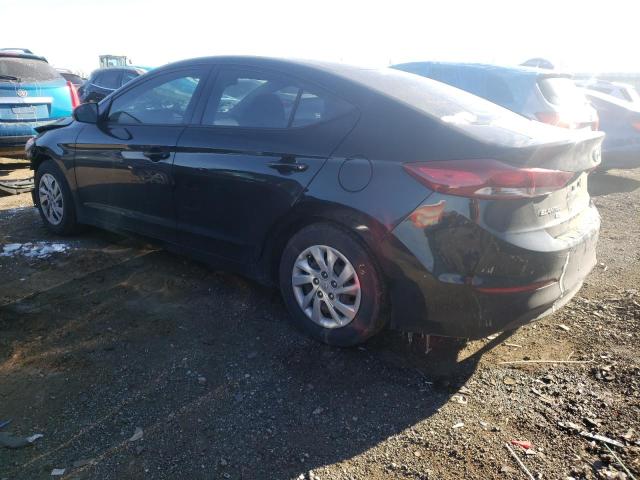 5NPD74LF3JH273636 - 2018 HYUNDAI ELANTRA SE BLACK photo 2