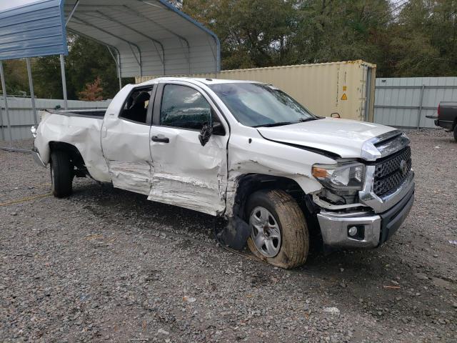 5TFRM5F13KX138005 - 2019 TOYOTA TUNDRA DOUBLE CAB SR/SR5 WHITE photo 4