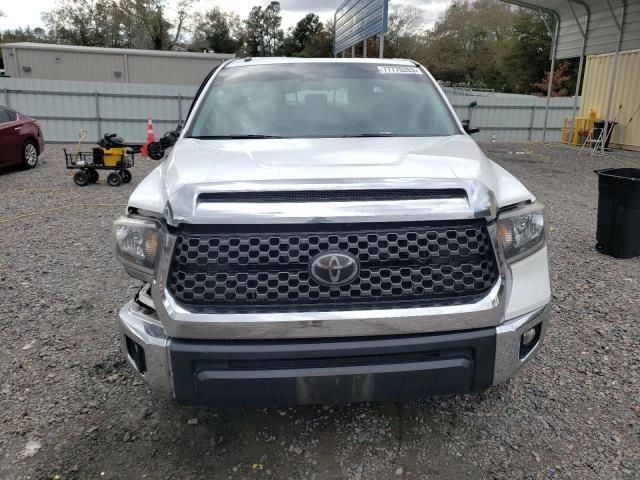 5TFRM5F13KX138005 - 2019 TOYOTA TUNDRA DOUBLE CAB SR/SR5 WHITE photo 5