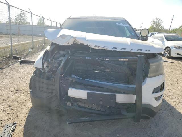 1FM5K8AT8HGC35560 - 2017 FORD EXPLORER POLICE INTERCEPTOR 白色 照片 5