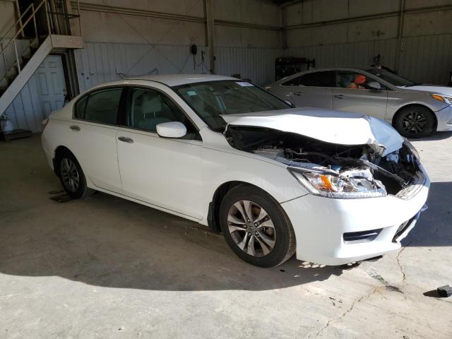 1HGCR2F37DA079653 - 2013 HONDA ACCORD LX WHITE photo 4