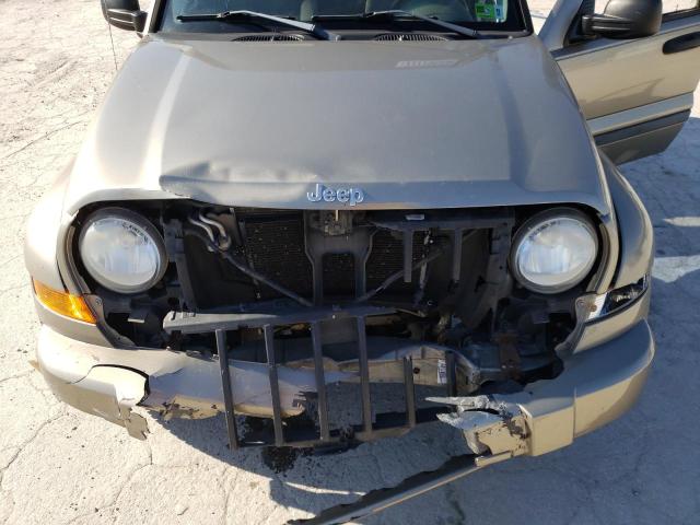 1J4GL38K85W638864 - 2005 JEEP LIBERTY RENEGADE TAN photo 12
