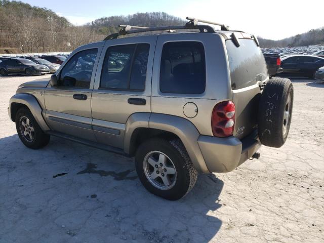1J4GL38K85W638864 - 2005 JEEP LIBERTY RENEGADE TAN photo 2