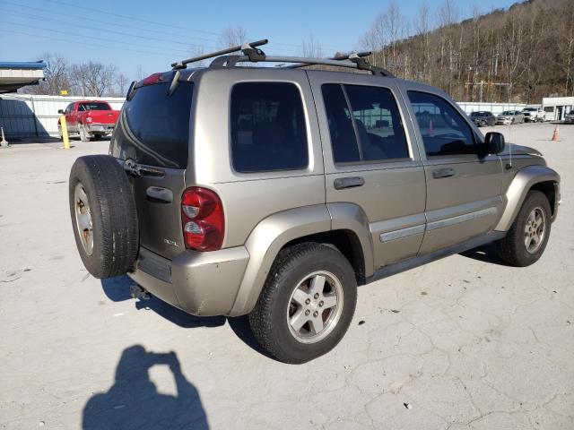 1J4GL38K85W638864 - 2005 JEEP LIBERTY RENEGADE TAN photo 3