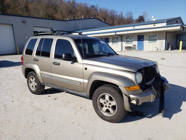 1J4GL38K85W638864 - 2005 JEEP LIBERTY RENEGADE TAN photo 4