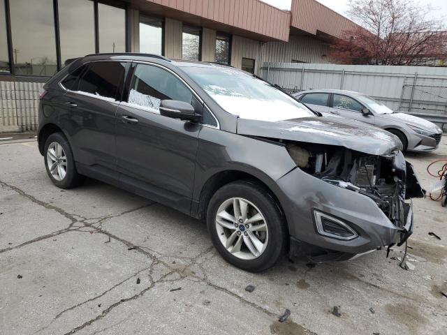 2FMPK4J88HBC66232 - 2017 FORD EDGE SEL GRAY photo 4