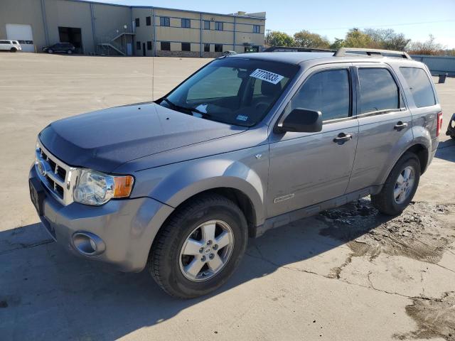 1FMCU03158KD05611 - 2008 FORD ESCAPE XLT SILVER photo 1