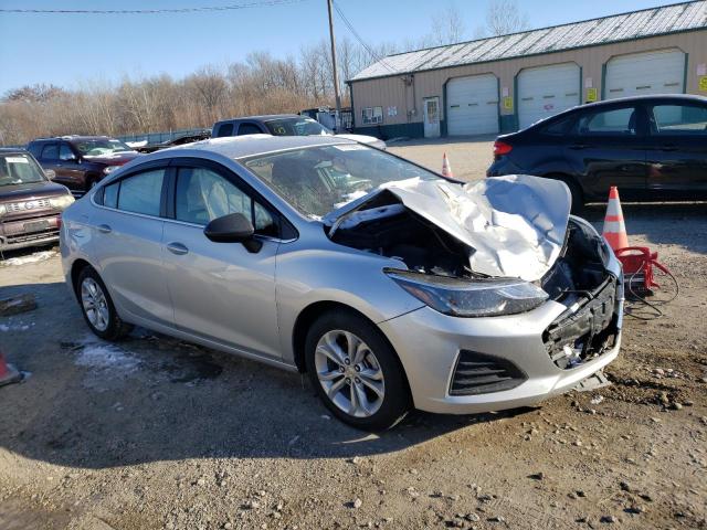 1G1BE5SMXK7144245 - 2019 CHEVROLET CRUZE LT SILVER photo 4