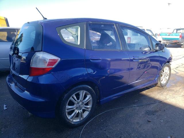 JHMGE88699S005236 - 2009 HONDA FIT SPORT BLUE photo 3