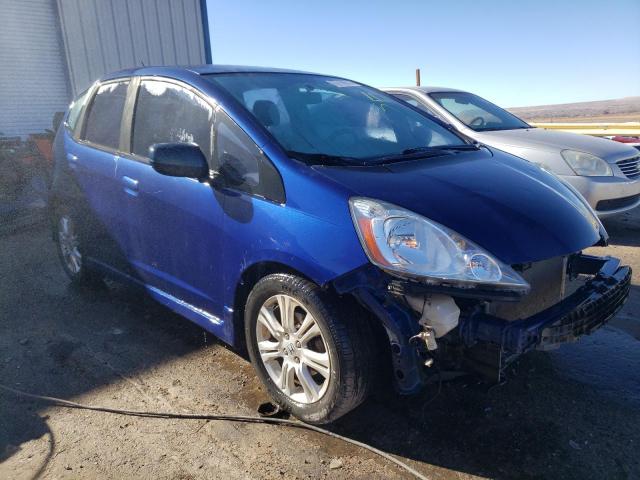 JHMGE88699S005236 - 2009 HONDA FIT SPORT BLUE photo 4