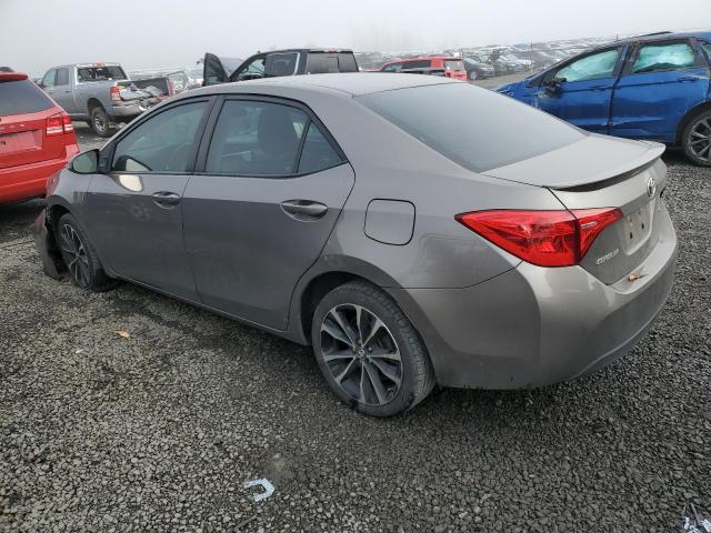 2T1BURHE6KC191580 - 2019 TOYOTA COROLLA L GRAY photo 2