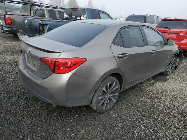 2T1BURHE6KC191580 - 2019 TOYOTA COROLLA L GRAY photo 3