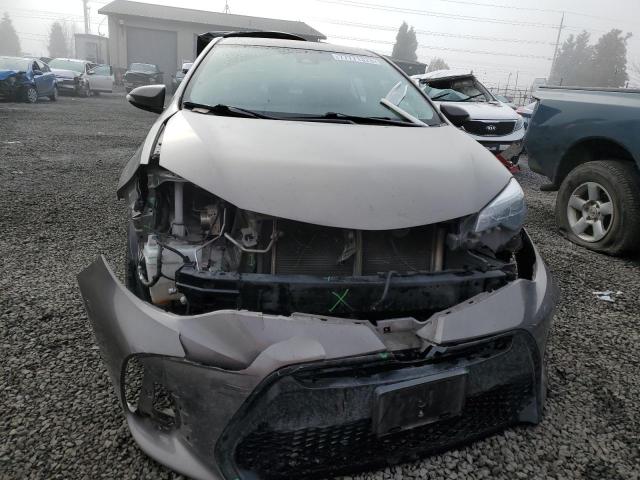 2T1BURHE6KC191580 - 2019 TOYOTA COROLLA L GRAY photo 5