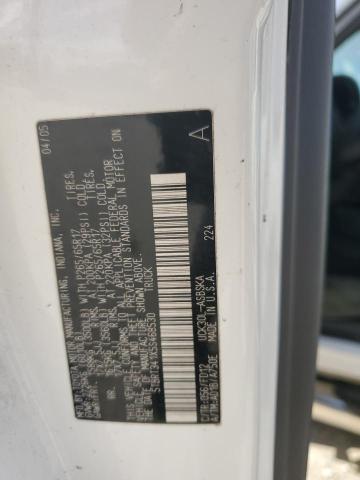 5TBRT341X5S468530 - 2005 TOYOTA TUNDRA ACCESS CAB SR5 WHITE photo 13