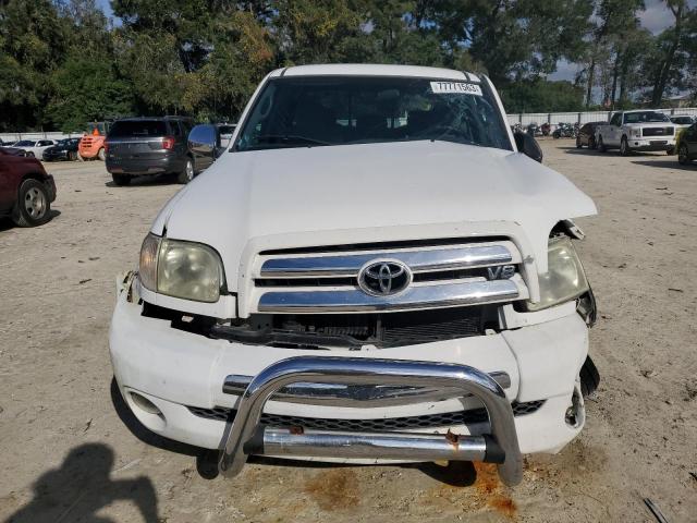 5TBRT341X5S468530 - 2005 TOYOTA TUNDRA ACCESS CAB SR5 WHITE photo 5