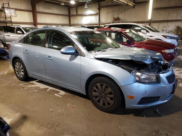 1G1PF5S92B7200290 - 2011 CHEVROLET CRUZE LT BLUE photo 4