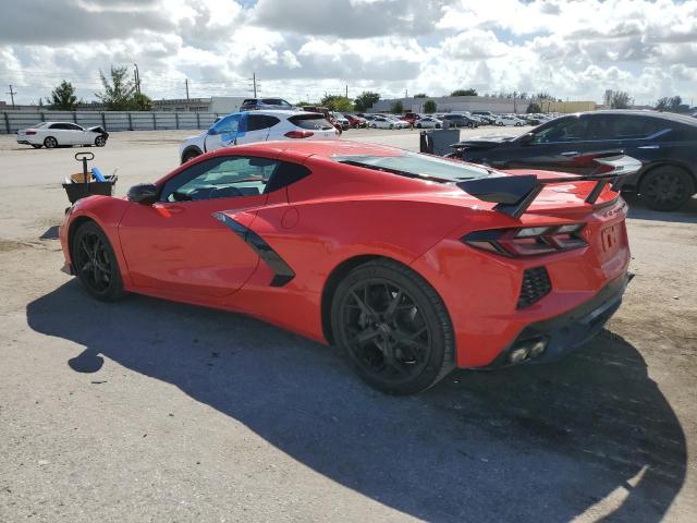 1G1YA2D44P5129373 - 2023 CHEVROLET CORVETTE STINGRAY 1LT RED photo 2