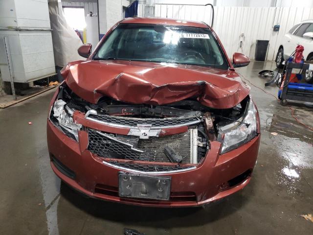 1G1PF5SC1C7290495 - 2012 CHEVROLET CRUZE LT MAROON photo 5