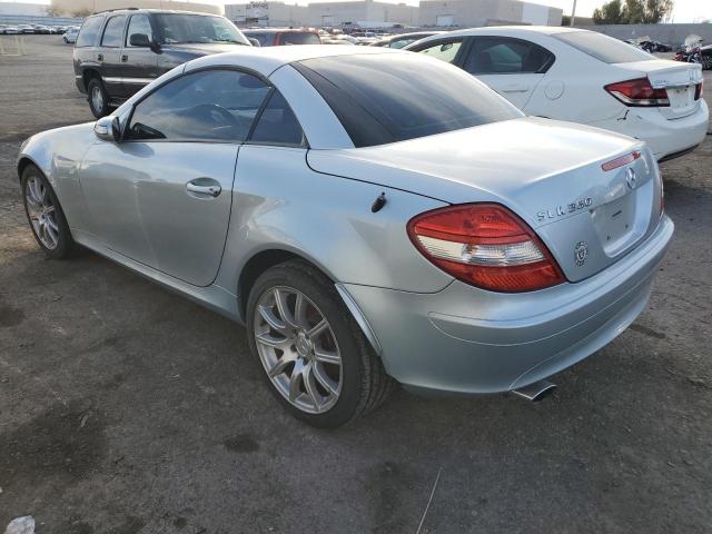 WDBWK56F35F060161 - 2005 MERCEDES-BENZ SLK 350 BLUE photo 2