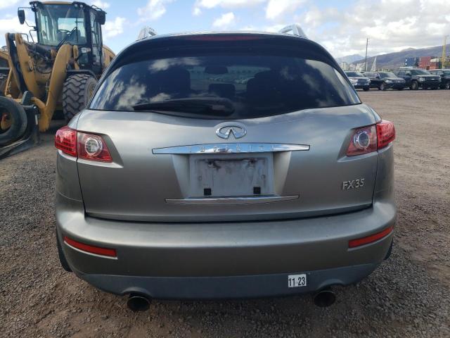 JNRAS08U74X106044 - 2004 INFINITI FX35 GRAY photo 6