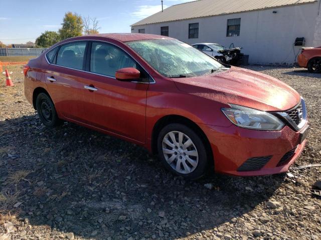 3N1AB7AP8GY323007 - 2016 NISSAN SENTRA S RED photo 4