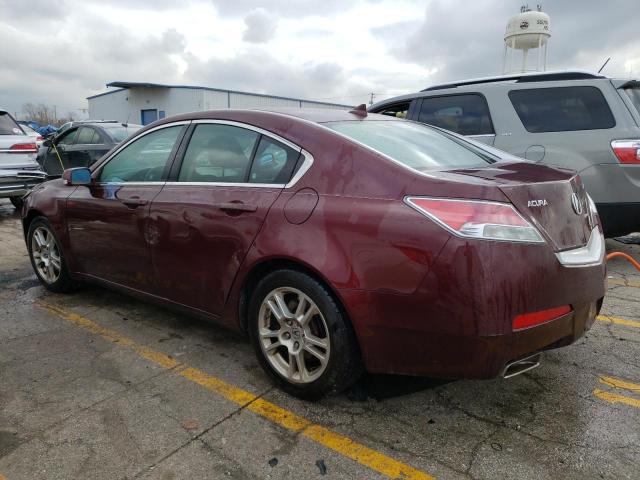 19UUA8F22AA008894 - 2010 ACURA TL BURGUNDY photo 2