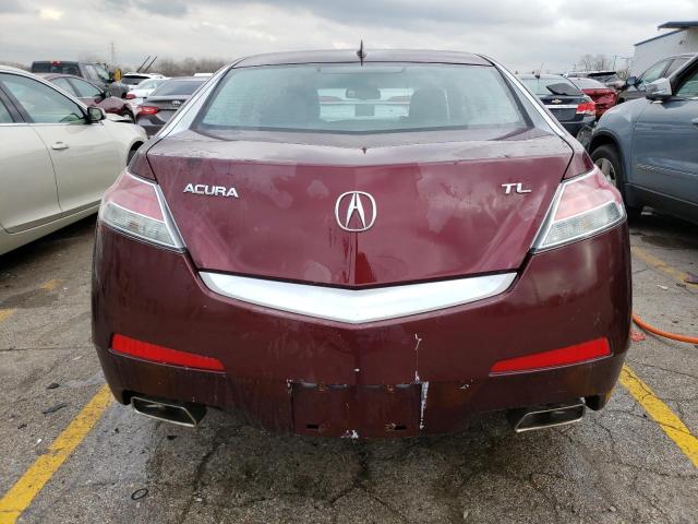 19UUA8F22AA008894 - 2010 ACURA TL BURGUNDY photo 6