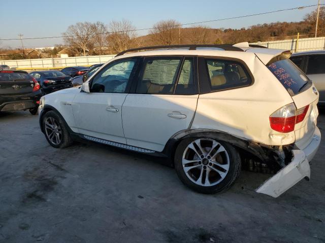 WBXPC93458WJ05024 - 2008 BMW X3 3.0SI WHITE photo 2