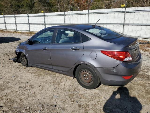 KMHCT4AE4EU717275 - 2014 HYUNDAI ACCENT GLS GRAY photo 2