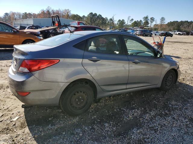 KMHCT4AE4EU717275 - 2014 HYUNDAI ACCENT GLS GRAY photo 3