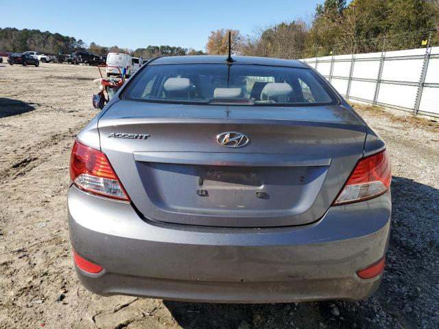 KMHCT4AE4EU717275 - 2014 HYUNDAI ACCENT GLS GRAY photo 6