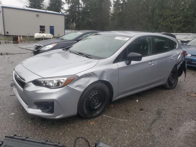 4S3GTAA66K3713971 - 2019 SUBARU IMPREZA SILVER photo 1