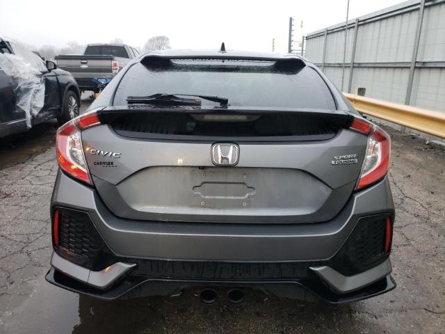 SHHFK7H91JU204338 - 2018 HONDA CIVIC SPORT TOURING GRAY photo 6