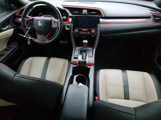 SHHFK7H91JU204338 - 2018 HONDA CIVIC SPORT TOURING GRAY photo 8