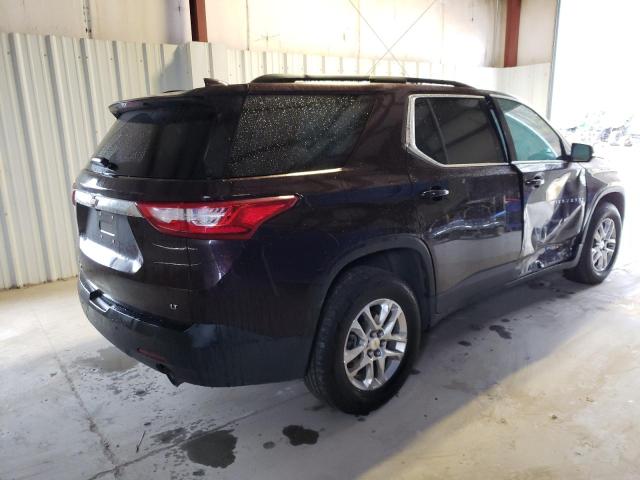 1GNEVGKW3MJ141914 - 2021 CHEVROLET TRAVERSE LT BURGUNDY photo 3