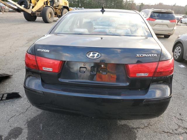 5NPET46C79H437032 - 2009 HYUNDAI SONATA GLS BLACK photo 6