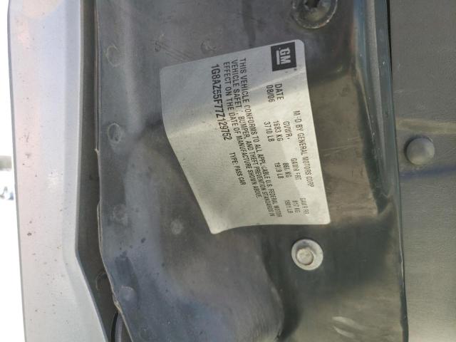 1G8AZ55F77Z129762 - 2007 SATURN ION LEVEL 2 SILVER photo 12