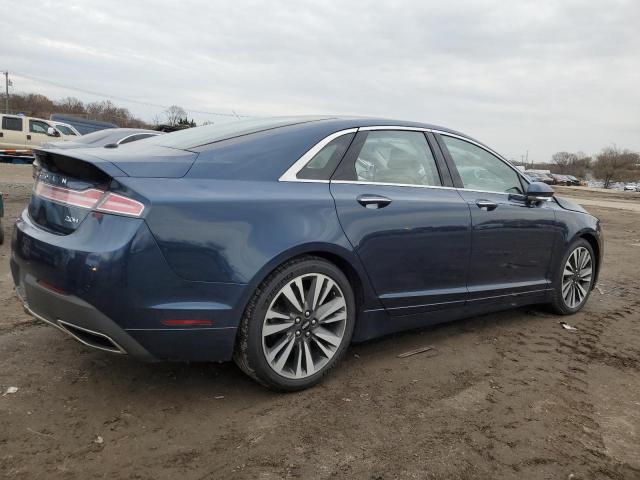 3LN6L5LU7HR630344 - 2017 LINCOLN MKZ HYBRID SELECT BLUE photo 3