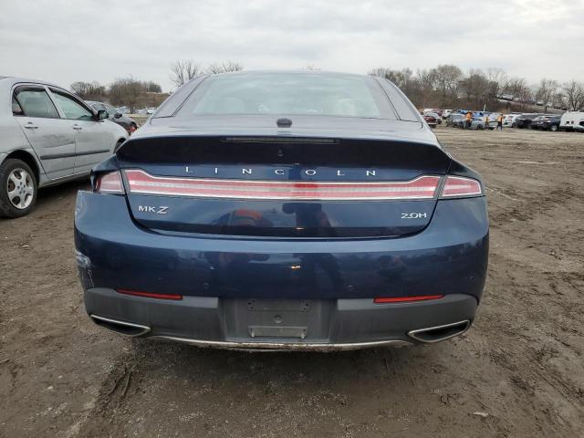 3LN6L5LU7HR630344 - 2017 LINCOLN MKZ HYBRID SELECT BLUE photo 6